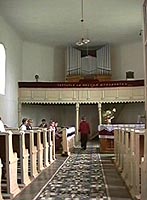 Iermata Neagra - Interior Biserica calvina - Virtual Arad County (c)2002