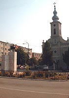 Ineu - Biserica ortodoxa si Monumentul Unirii - Virtual Arad County (c)2002