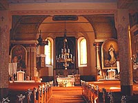 Ineu - Interior biserica catolica - Virtual Arad County (c)2002