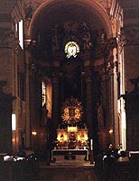 Interior Biserica Maria Radna - Virtual Arad County (c)2002