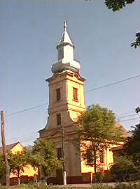 Manastur - Biserica sarbeasca - Virtual Arad County (c)2000