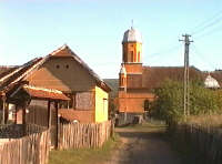 Parnesti - Spre biserica - Virtual Arad County (c)2000