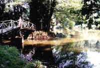 Lacul din parcul castelului din Savarsin - (c) Virtual Arad County, 1998