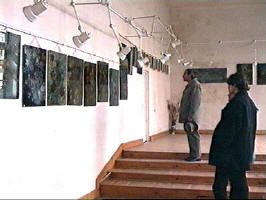 Expozitia de icoane pe sticla prof. Bobocel Aurelia Fogarassy - (c) Virtual Arad News, 1998