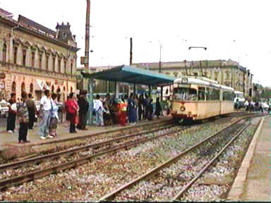 Statia de tramvai "Podgoria"  - (c) Virtual Arad News, 1998