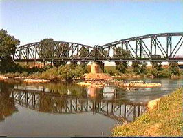 Podul CFR (podul "Timisorii") - Virtual Arad News (c) 1999