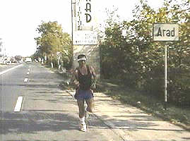 Lucian Neagu antrenandu-se pentru maraton...