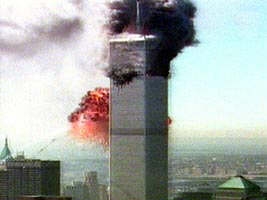 World Trade Center in urma atacului terorist...