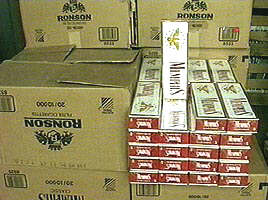 60.000 de pachete de tigari au fost confiscate