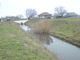 Canalul din Variasul Mic unde a fost gasit mort un localnic