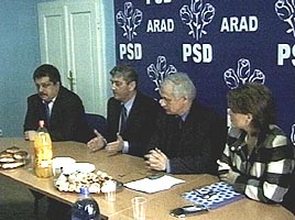 Gabriel Oprea s-a intalnit ieri cu membrii conducerii judetene a PSD Arad