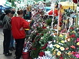 Si in piete ofera de flori este considerabila - Virtual Arad News (c)2004