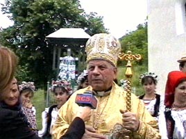 Episcopul Chisbora a fost prezent la sfintirea bisericii de la Minisu de Sus