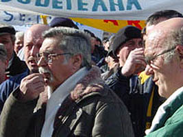 O parte din sindicalistii care au protestat la Arad au fost plecati la Bruxelles