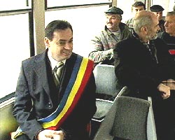 Primarul Falca a inaugurat prima cursa de tramvai pe strada Voinicilor refacuta