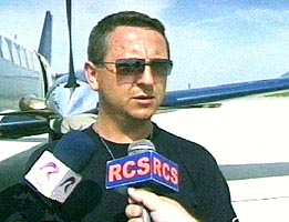 Vasile Hategan este comandantul Aeroclubului "Traian Vuia" Arad