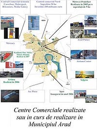 Aradul va fi orasul cu cele mai multe mall-uri dupa Bucuresti