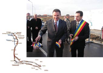 Autostrada da batai de cap autoritatilor de la Arad si Timisoara