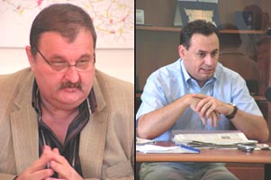 Disputa in problema stadionului intre prefectul Popescu si primarul Falca