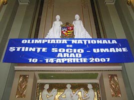 Olimpiada Nationala de Stiinte Socio-Umane se tine la Arad