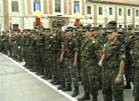 Un nou detasament de militari aradeni au pornit spre Kosovo