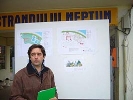 Razvan Popa prezinta planul de dezvoltare a Strandului