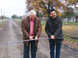 Autorităţile au inaugurat încheierea lucrărilor la străzile din centrul comunei Birchiş