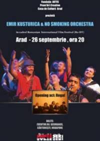 Festivalul Internaţional de Film din România Ro-IFF va începe cu concertul susţinut de Emir Kusturica şi No Smoking Orchestra