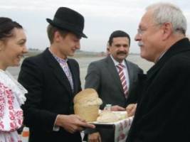 Preşedintele Slovaciei - Ivan Gasparovic a facut o scurtă vizită la Arad