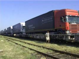 Transportul TIR-urilor pe calea ferată este încurajat de Uniunea Europeană ca o alternativă ecologică
