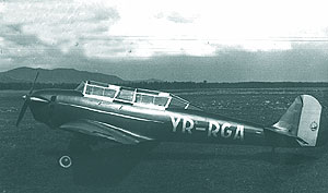 Mai 1955, in premiera avionul RG 6,l pe islazul comunei Mociar (Reghin) situat langa fabrica