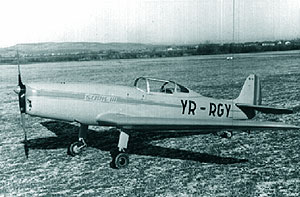 Avionul RG 7, monoloc de acrobatie - Reghin 1957