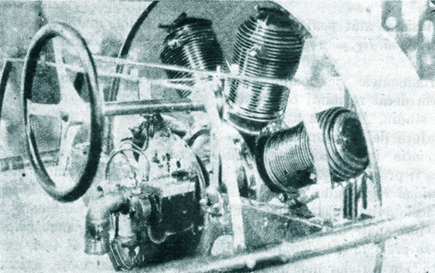 Volanul de comanda si motorul avionului Vlaicu